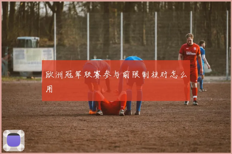 欧洲冠军联赛参与前限制核对怎么用